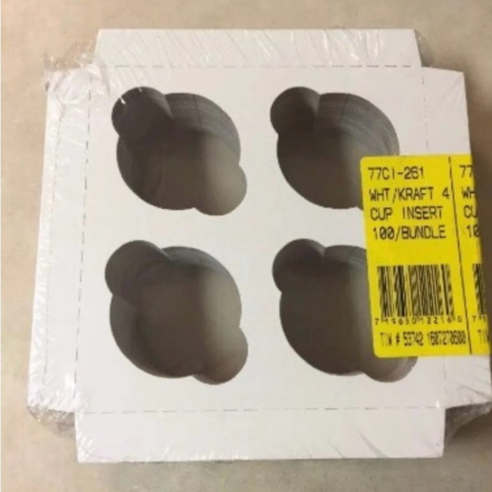 New Cupcake Box Inserts Set of 100